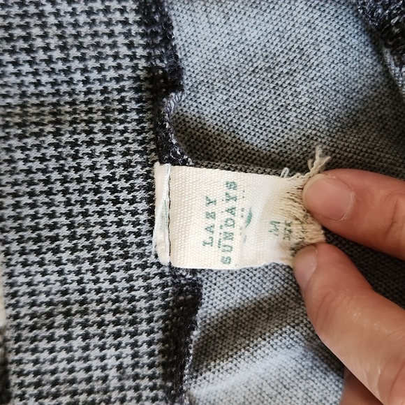 Lazy Sundays Houndstooth Stretchy 80s-Style Bell-Shaped Pants - Picture 4 of 6